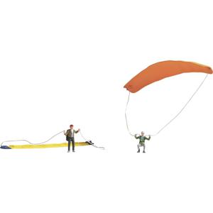 NOCH 15886 H0 Paragliders figuren Geverfd, Staand