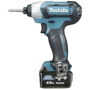 Makita TD110DSMJ accudraaislagmoeraanzetter 1/4" 2600 RPM 110 Nm Zwart, Turkoois 10,8 V