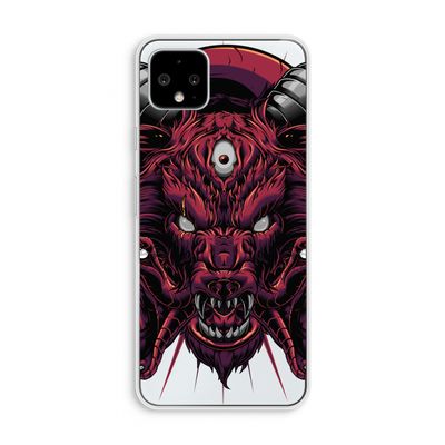 Hell Hound and Serpents: Pixel 4 XL Transparant Hoesje