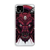 Hell Hound and Serpents: Pixel 4 XL Transparant Hoesje