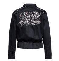 Queen Kerosin Rock n Roll Rebel Queen Gabarin Jacket Black-XXXXL