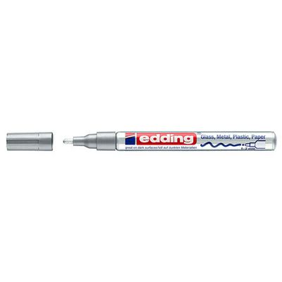 Edding stift 751 zilver 1-2mm