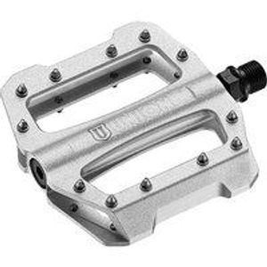 Union pedaal sp1300 alu cartridge+thrust lager. zilver