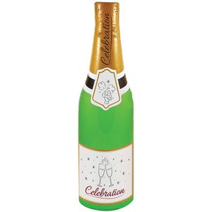 Opblaasbare champagne fles 73 cm