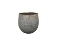 Pot renzo d18h16cm antraciet