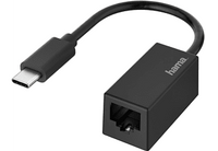 Hama 00200322 tussenstuk voor kabels USB Type-C RJ-45 Zwart - thumbnail