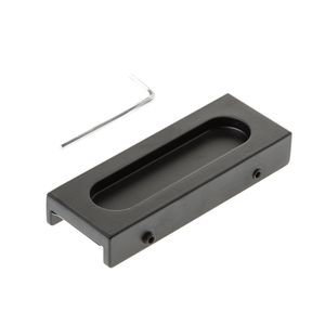 Schuifdeurkom opschr.zwart 100x38mm tbv Cubo