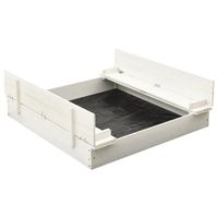 VidaXL Zandbak 95x90x15 cm vurenhout wit VidaXL Zandbak 95x90x15 cm vurenhout wit