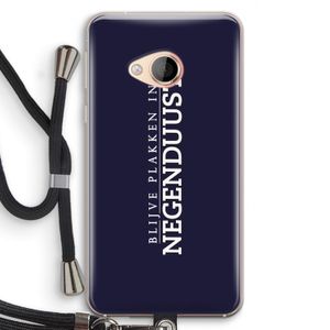 Blijve plakken in Negenduust: HTC U Play Transparant Hoesje met koord