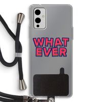 Whatever: OnePlus 9 Transparant Hoesje met koord