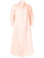 SHIATZY CHEN manteau à motif en jacquard - Rose