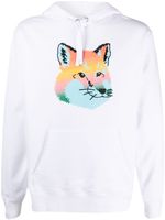 Maison Kitsuné hoodie à imprimé Fox - Blanc - thumbnail