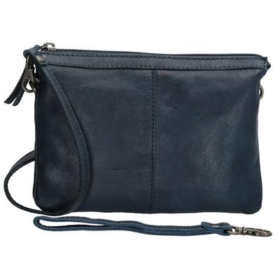 Beagles Leather Schoudertasje Maspalomas Navy