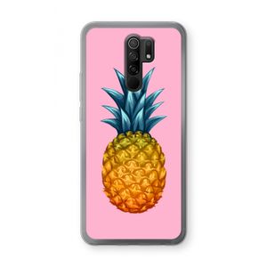 Grote ananas: Xiaomi Redmi 9 Transparant Hoesje