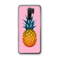 Grote ananas: Xiaomi Redmi 9 Transparant Hoesje