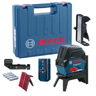 Bosch Blauw GCL 2-50 Professional Lijnlaser + BM1 + BM3 en ontvanger LR6 - 0601066F01