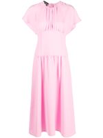 Boutique Moschino robe mi-longue à coupe évasée - Rose