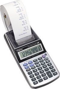 Canon P1-DTSC HWB calculator Desktop Financiële rekenmachine Metallic, Zilver