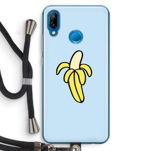 Banana: Huawei P20 Lite Transparant Hoesje met koord