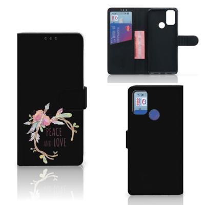 Alcatel 1S (2021) Leuk Hoesje Boho Text Alcatel 1S (2021) Leuk Hoesje Boho Text