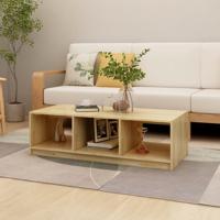 Salontafel 110x50x34 cm massief vurenhout
