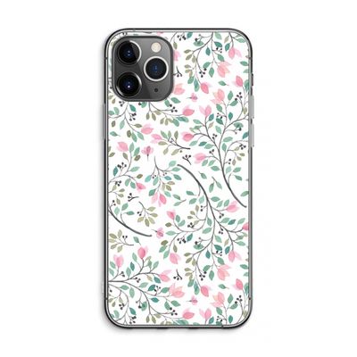 Sierlijke bloemen: iPhone 11 Pro Max Transparant Hoesje