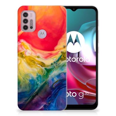 Hoesje maken Motorola Moto G30 | G10 Watercolor Dark Hoesje maken Motorola Moto G30 | G10 Watercolor Dark