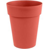 Ronde vaas van gemiddelde hoogte - EDA - Toscane - Ø 44 cm - 50 L - Voorgeboord - Ø 44 x H. 53 cm - Terracotta Oranje