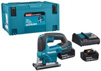 Makita DJV184RTJ | 18V Decoupeerzaag | D-greep | 5,0 Ah accu (2 st) | snellader | in Mbox DJV184RTJ - thumbnail