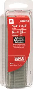 Senco L-Nieten binnenbreedte 3,34 mm - 38 mm gegalvaniseerd - te in blister verpakking ( 600 stuks ) - A801509