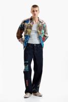 Jeans met oosters patroon - BLUE - 34