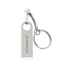MicroDrive 16GB USB 2 0 metalen waterdichte hoge snelheid U disk (grijs)