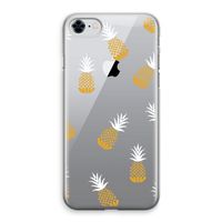 Ananasjes: iPhone 8 Transparant Hoesje