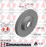 Remschijf Coat Z 100331820