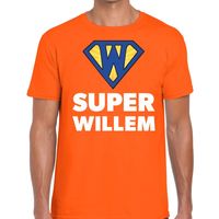 Super Willem t-shirt oranje heren 2XL  - - thumbnail