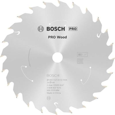 Bosch Accessories Bosch Power Tools 2608837670 Hardmetaal-cirkelzaagblad 140 x 12.7 mm Aantal tanden: 24 1 stuk(s)