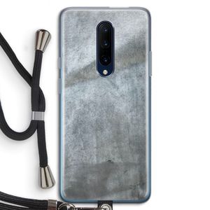 Grey Stone: OnePlus 7 Pro Transparant Hoesje met koord