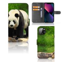 Apple iPhone 13 | Telefoonhoesje | Met pasjeshouder | Panda