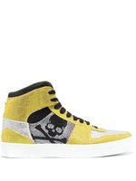 Philipp Plein baskets montantes Crystal Notorious - Jaune - thumbnail