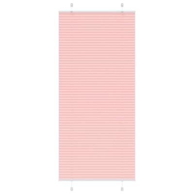 Pliss rolgordijn 90x200 cm stofbreedte 89,4 cm polyester roze