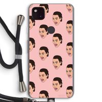 Ugly Cry Call: Pixel 4a 5G Transparant Hoesje met koord