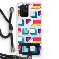 8-bit N°7: Samsung Galaxy S10 Lite Transparant Hoesje met koord