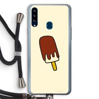 Frisco: Samsung Galaxy A20s Transparant Hoesje met koord