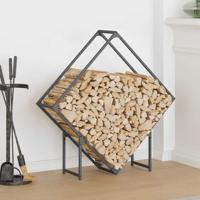 Brandhoutrek 100x25x100 cm koudgewalst staal antracietkleurig