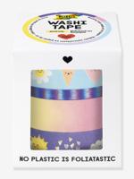 Set van 4 Washi linten met Hotfoil effect RAINBOW SUNNYSIDE FOLIA meerkleurig