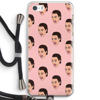 Ugly Cry Call: iPhone 5 / 5S / SE Transparant Hoesje met koord