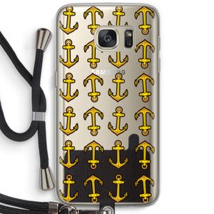 Musketon Anchor: Samsung Galaxy S7 Transparant Hoesje met koord