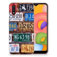 Samsung Galaxy A01 | Siliconen hoesje | met foto Kentekenplaten