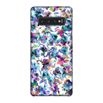 Hibiscus Flowers: Samsung Galaxy S10 4G Volledig Geprint Hoesje