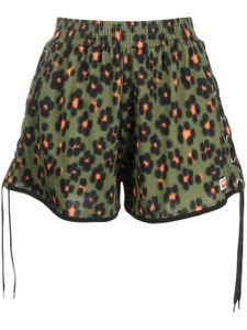 Kenzo short Hana à imprimé léopard - Vert